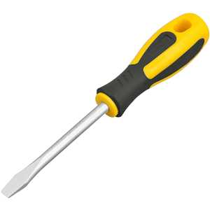 Chave de fenda 5/16" x 4", aço cromo vanádio, cabo emborrachado, VONDER PLUS
