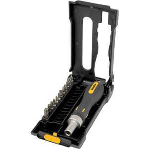 Jogo de bits/ponteiras, com 13 peças, encaixe sextavado 1/4", BP 389, VONDER