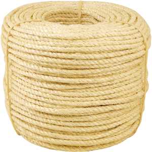 Corda de sisal 8 mm x 220 m, 3 pernas, VONDER