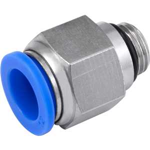 Conexão rápida reta, 12 mm, rosca 1/4" BSP, VONDER