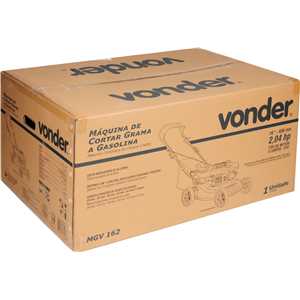 Máquina a gasolina para cortar grama, 16", 2 hp, MGV 162 VONDER