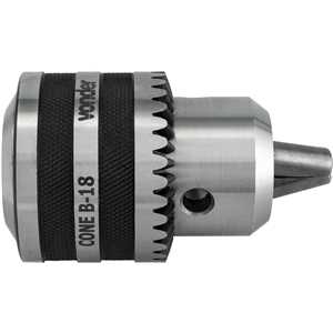 Mandril com chave, 1,0 mm - 16,0 mm, cone B18, VONDER