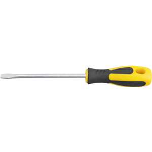 Chave de fenda 1/4" x 5", aço cromo vanádio, cabo emborrachado, VONDER PLUS