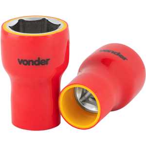Soquete sextavado isolado, encaixe de 1/2", 24,0 mm, IEC60900, VONDER