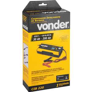 Carregador inteligente de bateria 220 V~, CIB 220, VONDER