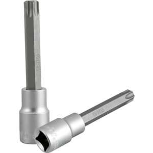 Soquete hexalobular macho longo, encaixe de 1/2", T55, VONDER