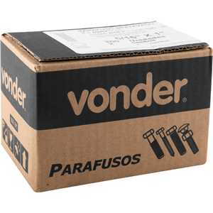 Parafuso sextavado 8.8 (GRAU 5), 5/16" x 1", rosca total, UNC, VONDER