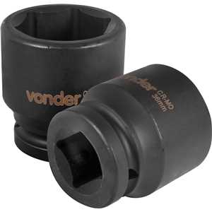 Soquete sextavado de impacto, encaixe de 3/4" x 36,0 mm, VONDER
