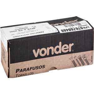 Parafuso sextavado 8.8, 18 mm x 70 mm, MA, rosca parcial, DIN 931, VONDER
