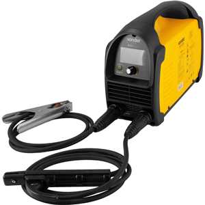 Inversor para solda com eletrodo e TIG, 200 A, IM 228, com máscara de escurecimento automático tonalidade 9 a 13,  monofásico, 127 V~ - 220 V~ - Seleção automática VONDER
