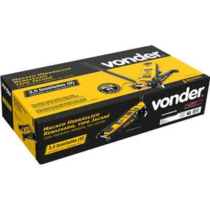 Macaco hidráulico rebaixado, tipo jacaré, 3,5 toneladas (3,5 tf), VONDER