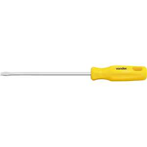 Chave de fenda 3/16" x 6", aço cromo vanádio, com ponta magnetizada, VONDER