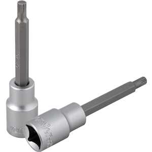 Soquete multidentado, longo, com encaixe de 1/2", M6, VONDER