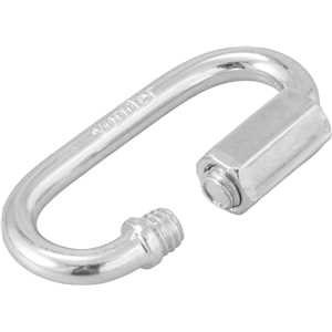 Mosquetão reto com rosca, 1/2", VONDER