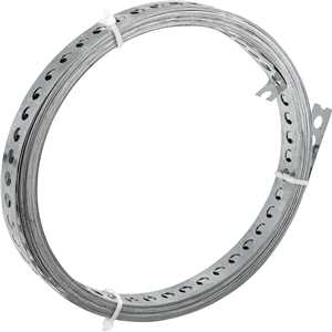 Fita de aço perfurada 17 mm x 0,40 mm x 10 m VONDER