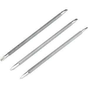 Jogo de bits/ponteiras, longo, com 10 peças, encaixe sextavado de 1/4" e 5/32", VONDER