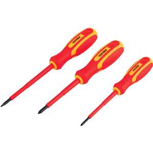 Jogo de chaves de fenda/phillips com 3 peças, IEC60900, VONDER