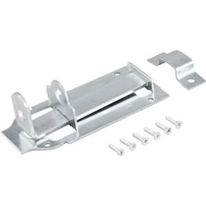 Fecho chato com porta-cadeado 5" - 127 mm, zincado, encartelado, VONDER