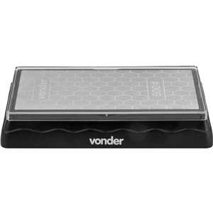 Pedra para afiar diamantada, base de 7", dupla face, G 600/1200, VONDER