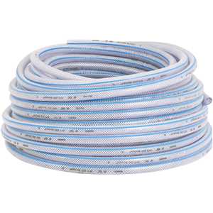Mangueira PVC cristal trançada, VPT, 250 libras,  1/2" VONDER