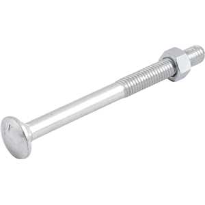 Parafuso francês zincado, 3/8" x 4.1/2", com porca, VONDER