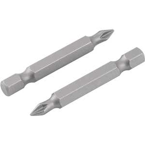 Bits/ponteira phillips S2, encaixe 1/4", nº 1, 3/16" x 50 mm, com 2 peças, VONDER