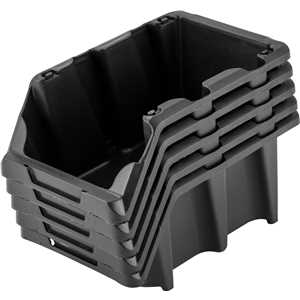 Estante metálica, com gaveteiros modelo prático preto, 54/5 VONDER