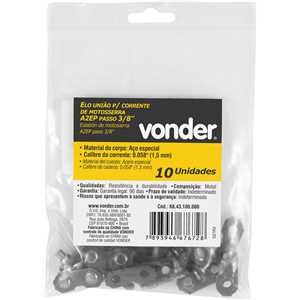 Elo união para corrente de motosserra passo 3/8'', V3815SQ, VONDER