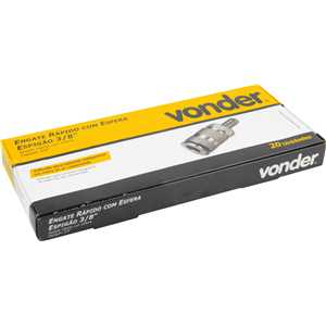 Engate rápido com espigão 3/8", VONDER