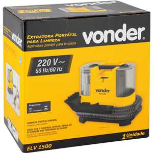 Extratora portátil para limpeza, 400 W, 220 V~, ELV 1500, VONDER