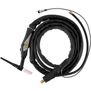 Tocha TIG 200 A TTV 206, com engate rápido de 13 mm, com gatilho, 3 metros, VONDER