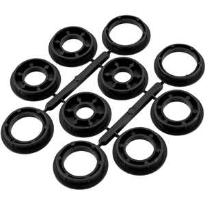 Escova circular de aço, ondulada, 10" x 1.3/16" (254 mm x 30 mm), com bucha de redução, VONDER
