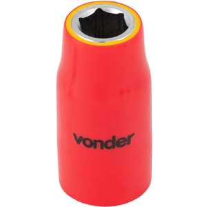 Soquete sextavado isolado, encaixe de 1/2", 12,0 mm, IEC60900, VONDER