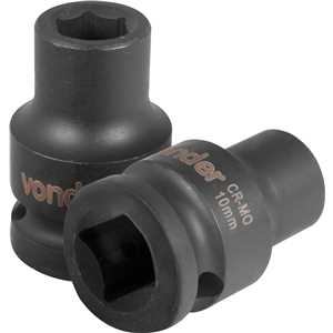 Soquete sextavado de impacto, encaixe de 1/2" x 10,0 mm, VONDER