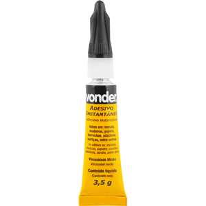 Adesivo instantâneo cianoacrilato, 3,5 g, VONDER