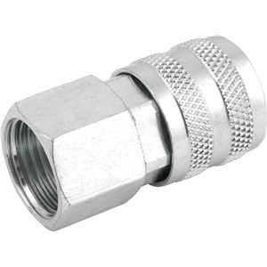 Engate rápido de 1/4", rosca fêmea 1/2" NPT, com rolete, VONDER