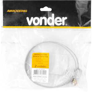 Abraçadeira rosca sem fim, 88 mm a 108 mm, com 2 peças, AL 89108 VONDER