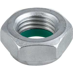 Porca autotravante sextavada, 1.1/2", UNC, baixa, zincada, VONDER