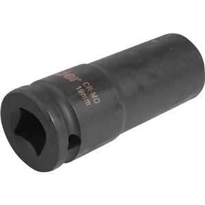 Soquete sextavado longo de impacto, 19 mm, encaixe de 1/2", VONDER
