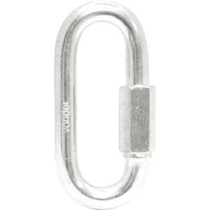 Mosquetão reto com rosca, 1/2" cartela com 1 peça, VONDER