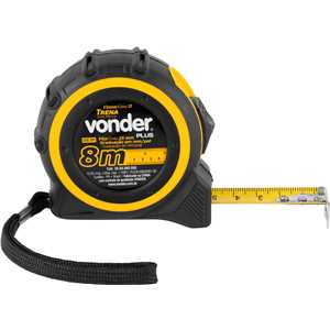 Trena curta de aço 8 m x 25 mm VONDER PLUS