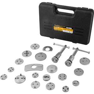 Jogo de ferramentas para pinça de freio traseiro automotivo, 22 peças, VONDER