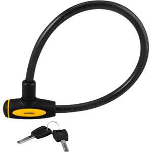 Cadeado para bicicleta, 60 cm, com chave, VONDER