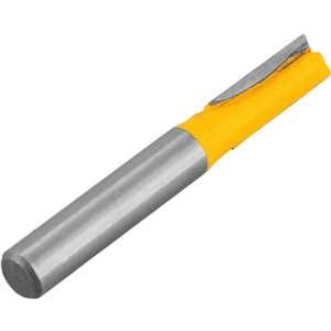 Fresa com dentes de metal duro, reta, para acabamento, sem rolamento, 6 mm VONDER