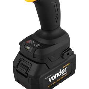 Chave de impacto, bateria 20 V, encaixe de 3/4", fonte de carregamento bivolt automático, CIV 234B, VONDER PLUS