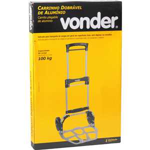 Carrinho para carga, dobrável, 100 kgf, VONDER