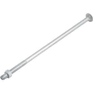 Parafuso francês zincado, 3/8" x 10", com porca, VONDER