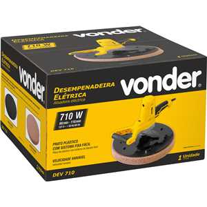 Desempenadeira elétrica, 710 W, 127 V~, DEV 710, VONDER