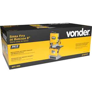 Serra fita de bancada 9", 300 W, SFV 090, 127 V~, VONDER