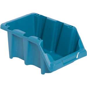 Gaveteiro plástico, nº 5, 12,0 cm x 15,0 cm x 26,0 cm,modelo prático, azul, VONDER